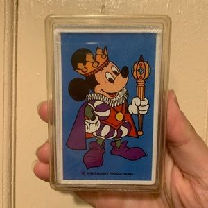 Vintage 1980s Walt Disney Productions Mickey playing cards - NEW SEALED CARDS